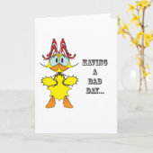 Einen schlechten Tag haben….ai Karte (Gelbe Blume)