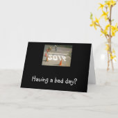 Einen schlechten Tag? Karte (Gelbe Blume)