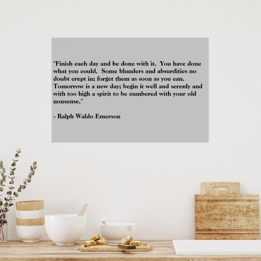 Einen schlechten Tag? Poster (Küche)