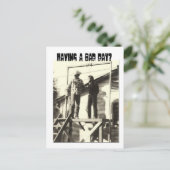 Einen schlechten Tag? Postkarte (Stehend Vorderseite)