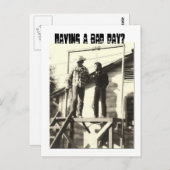 Einen schlechten Tag? Postkarte (Vorne/Hinten)