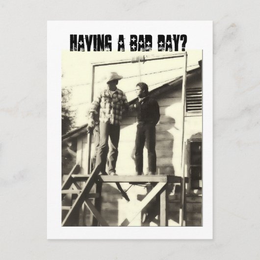 Einen schlechten Tag? Postkarte (Vorderseite)