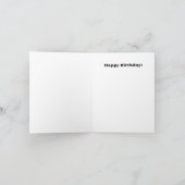 Einen schönen Geburtstag haben Karte (Innenseite)