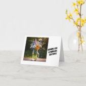 Einen schönen Geburtstag wünschen Karte (Gelbe Blume)