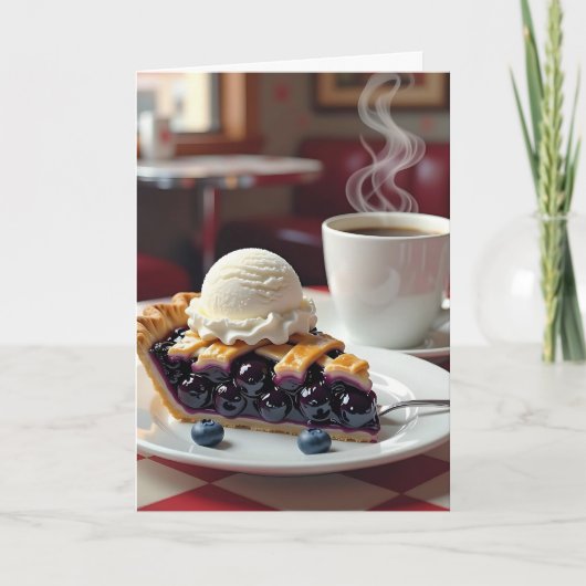 Einen schönen Geburtstag wünschen | Kuchen und Eis Karte (Vorderseite)