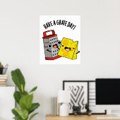 Einen schönen Käsepudel zum Grate Day haben Poster (Heimbüro)
