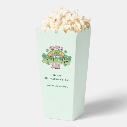 Einen schönen Retro St. Patrick's Day Geschenkschachtel (Geplatzt)