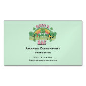 Einen schönen Retro St. Patrick's Day Magnetische Visitenkarte (Vorderseite)