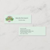 Einen schönen Retro St. Patrick's Day Mini Visitenkarte (Vorne/Hinten)