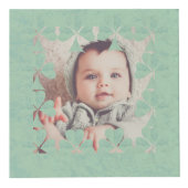 "Einen schönen St. Patrick's Day" Kleeblatt Frame Würfel (Rechts)