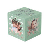 "Einen schönen St. Patrick's Day" Kleeblatt Frame Würfel (Vorderseite Schrägansicht)