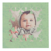 "Einen schönen St. Patrick's Day" Kleeblatt Frame Würfel (Rechts)