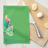 "Einen schönen St. Patrick's Day" Kleeblatt Geschirrtuch (Viertel Falte)