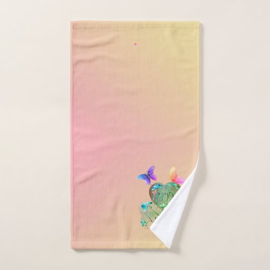 "Einen schönen St. Patrick's Day" Kleeblatt Handtu Badhandtuch Set (Handtuch)