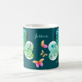 "Einen schönen St. Patrick's Day" Kleeblatt Kaffeetasse (Mittel)