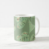 "Einen schönen St. Patrick's Day" Kleeblatt Kaffeetasse (VorderseiteRechts)