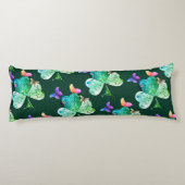 "Einen schönen St. Patrick's Day" Kleeblatt Sherpa Seitenschläferkissen (Rückseite)