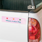 Einen schönen Tag, Herz, Autoaufkleber (Auf Lkw)