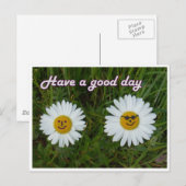 Einen schönen Tag Postkarte (Vorne/Hinten)