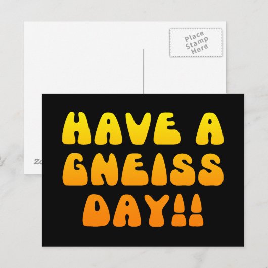 Einen schönen Tag! Postkarte (Vorne/Hinten)