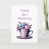 Einen schönen Tag wünschen Karte (Vorderseite)