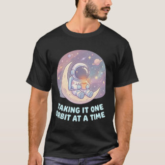 Einen Schritt nach dem anderen Astronauten Männer T-Shirt