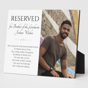 Einen Sitznachbarn des Graduate Memorial retten Fotoplatte