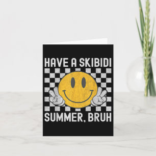 Einen Skibidi Sommer Bruh Lehrer am letzten Tag vo Karte