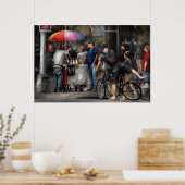 Einen Snowcone bekommen Poster (Küche)
