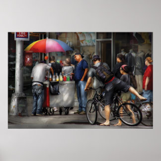 Einen Snowcone bekommen Poster
