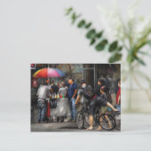 Einen Snowcone bekommen Postkarte (Stehend Vorderseite)