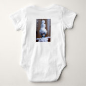 Einen Snowman V bauen Baby Strampler (Rückseite)