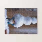 Einen Snowman V bauen Puzzle (Horizontal)