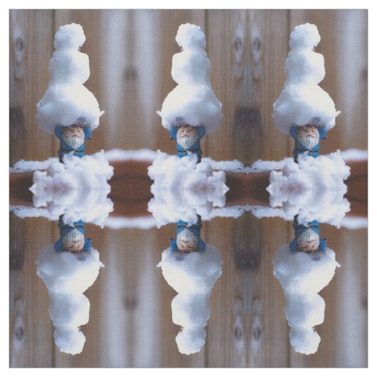 Einen Snowman V bauen Stoff (Muster)