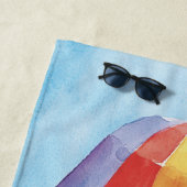 Einen Splash erstellen Strandtuch (Beispiel)