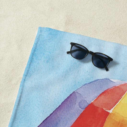 Einen Splash erstellen Strandtuch (Beispiel)