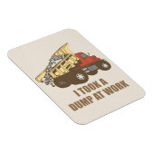 Einen Sprung bei der Arbeit machen Magnet (Rechte Seite)