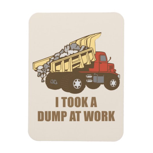 Einen Sprung bei der Arbeit machen Magnet (Vertikal)