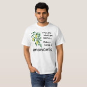 Einen Stapel Limoncello Lemon Lemon Likör erstelle T-Shirt (Vorne ganz)