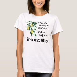 Einen Stapel Limoncello Lemon Lemon Likör erstelle T-Shirt