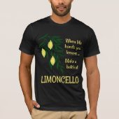 Einen Stapel Limoncello Lemon Lemon Likör erstelle T-Shirt (Vorderseite)