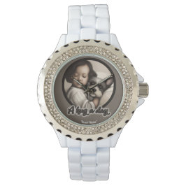 Einen Tag lang umarmen Armbanduhr