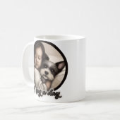 Einen Tag lang umarmen Kaffeetasse (Vorderseite Links)