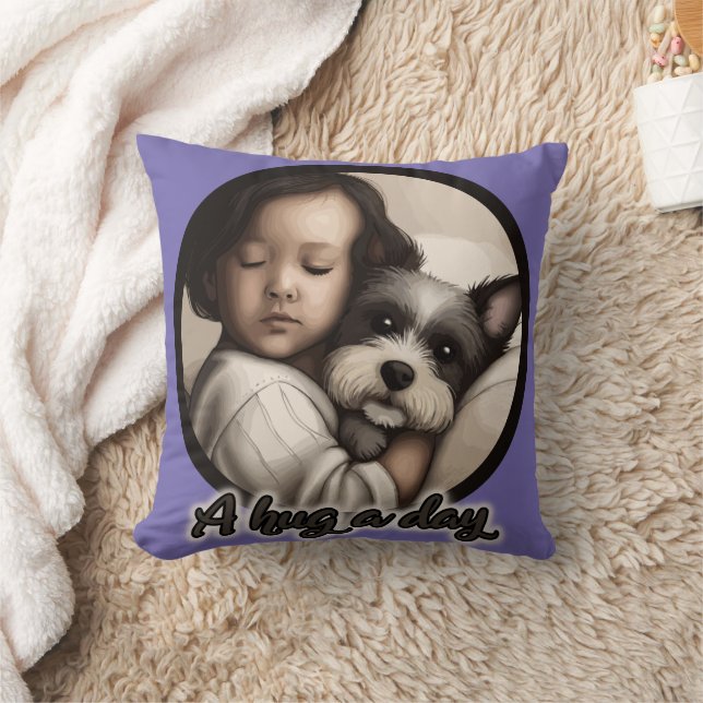 Einen Tag lang umarmen Kissen (Decke)