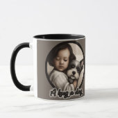 Einen Tag lang umarmen Tasse (Links)