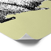 Einen Tag mit einem Honigschild Poster (Ecke)