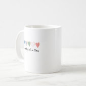 einen Tag nach dem anderen Kaffeetasse (Vorderseite Links)