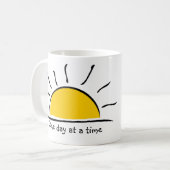Einen Tag nach dem anderen Kaffeetasse (Vorderseite Links)