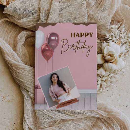 Einen Tag voller Freude wünschen Karte