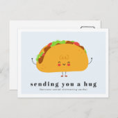 Einen Umarmen senden | Taco Liebe Postkarte (Vorne/Hinten)
